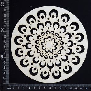 Dream Disc - Mandala - Medium - White Chipboard