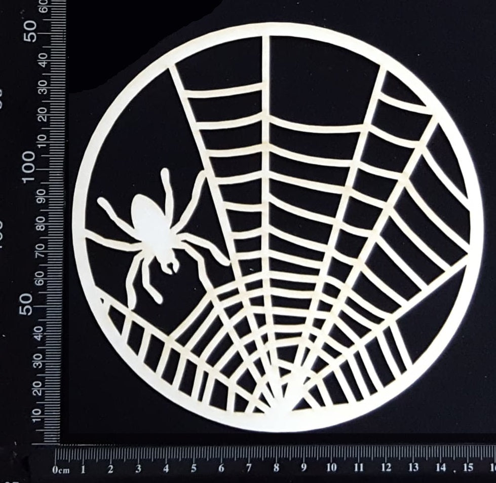 Dream Disc - Spider and Web - Medium - White Chipboard