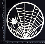 Dream Disc - Spider and Web - Medium - White Chipboard