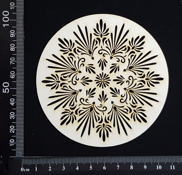Dream Disc - kaleidoscope - Small - White Chipboard