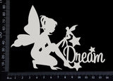 Fairy Title - Dream - A - White Chipboard