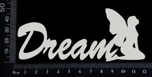 Fairy Title - Dream - B - White Chipboard