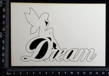 Fairy Title - Dream - C - White Chipboard