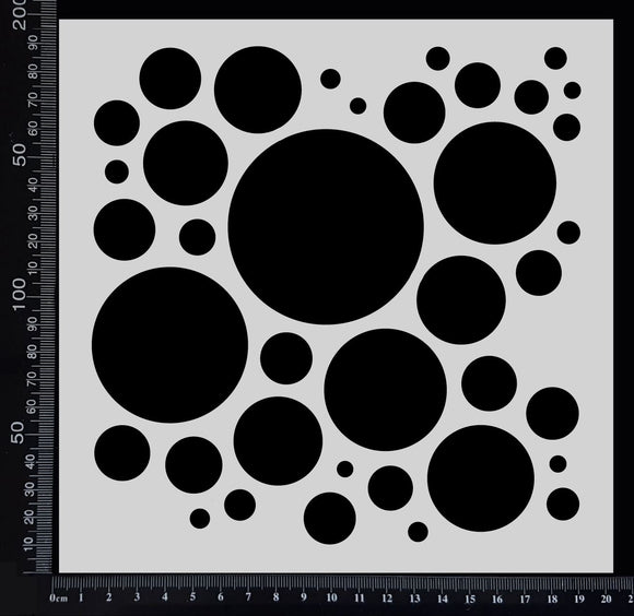 Dream Bubbles - Stencil - 200mm x 200mm