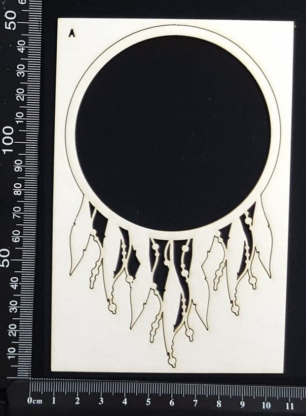 Dreamcatcher Frame - A - White Chipboard