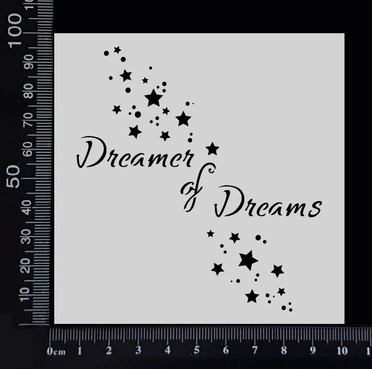 Dreamer of Dreams - Stencil - 100mm x 100mm