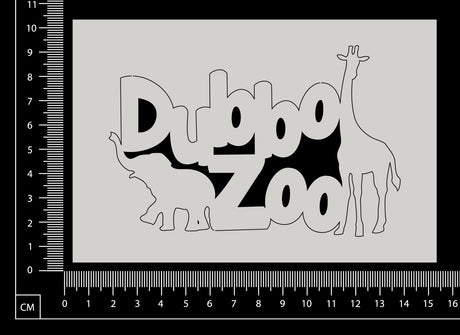 Dubbo Zoo - B - White Chipboard
