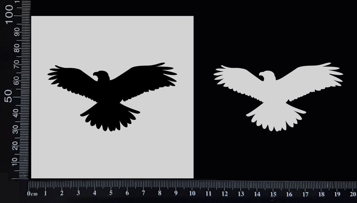 Eagle - B - Stencil - 100mm x 100mm