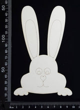 Easter Bunny - Large - White Chipboard
