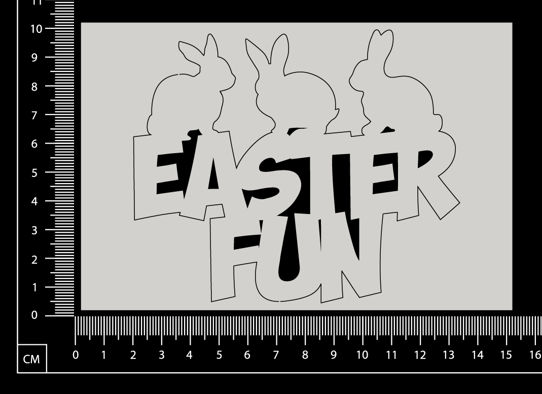 Easter Fun - A - White Chipboard