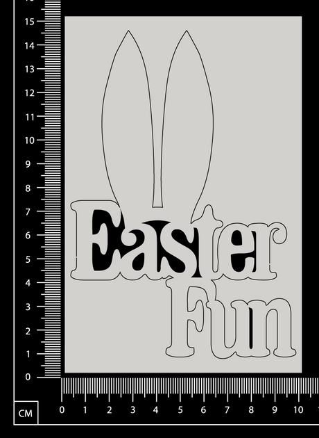 Easter Fun - C - White Chipboard