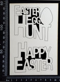Easter Words Set - A - White Chipboard