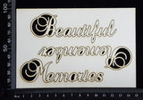 Elegant Word Set - Mixed Set D - White Chipboard