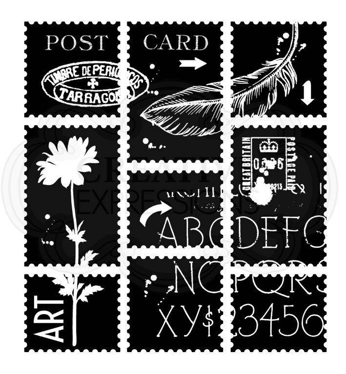 Woodware Clear Singles Postage Sheets Stamp