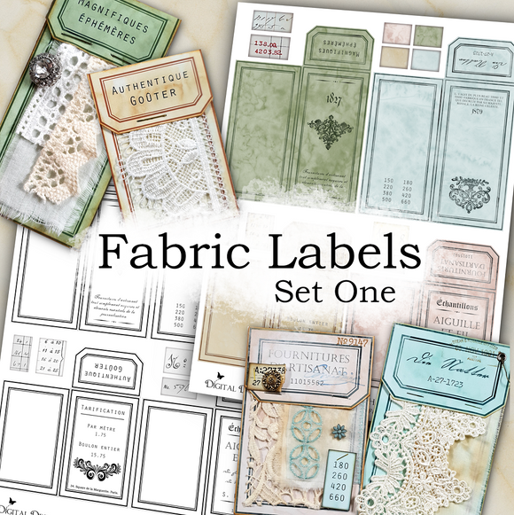 Fabric Labels - Set One - DI-10100 - Digital Download