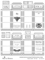 Fabric Labels - Set One - DI-10100 - Digital Download