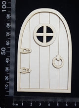 Fairy Door and Window - Layering Set - B - White Chipboard