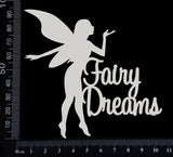 Fairy Title - Fairy Dreams - B - White Chipboard