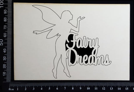 Fairy Title - Fairy Dreams - B - White Chipboard