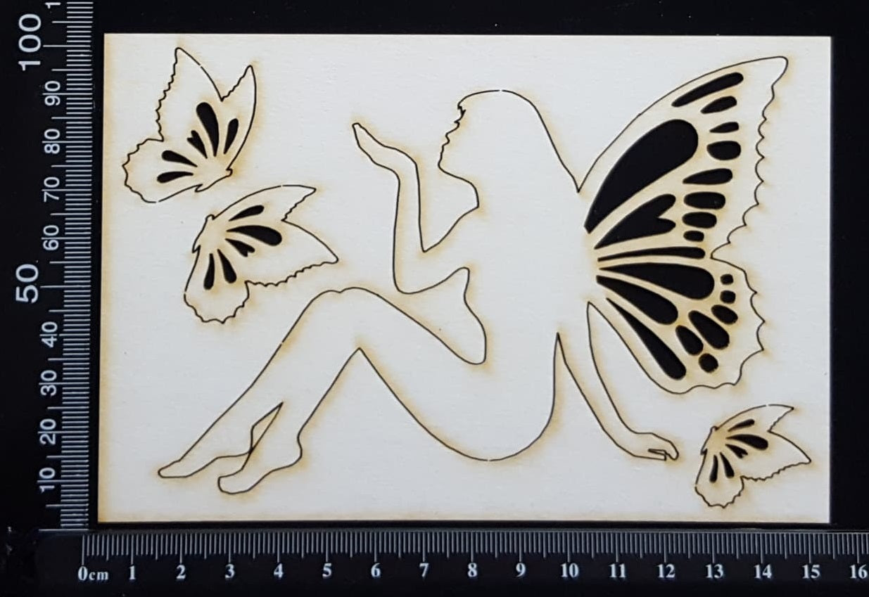 Fairy Set - AS - White Chipboard