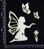 Fairy Set - AT - White Chipboard