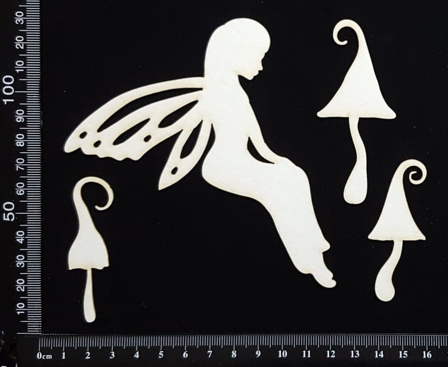 Fairy Set - AE - White Chipboard