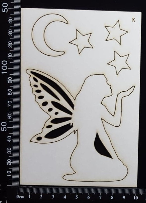 Fairy Set - AK - White Chipboard