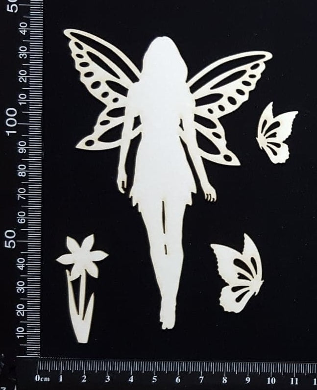 Fairy Set - AL - White Chipboard