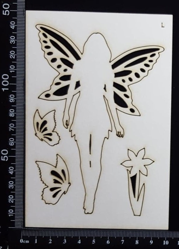 Fairy Set - AL - White Chipboard