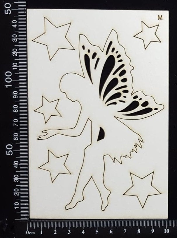 Fairy Set - AM - White Chipboard