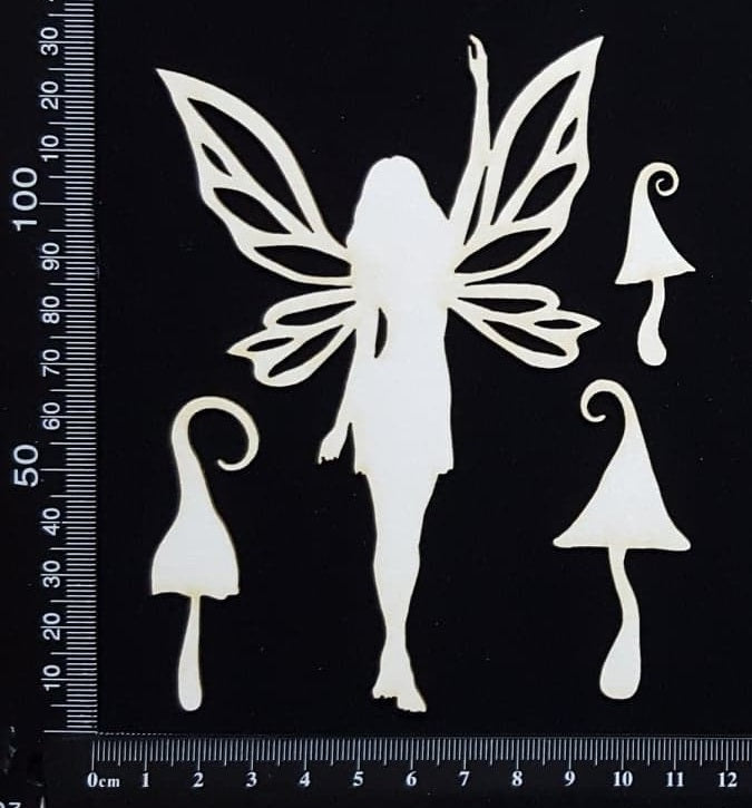 Fairy Set - AR - White Chipboard