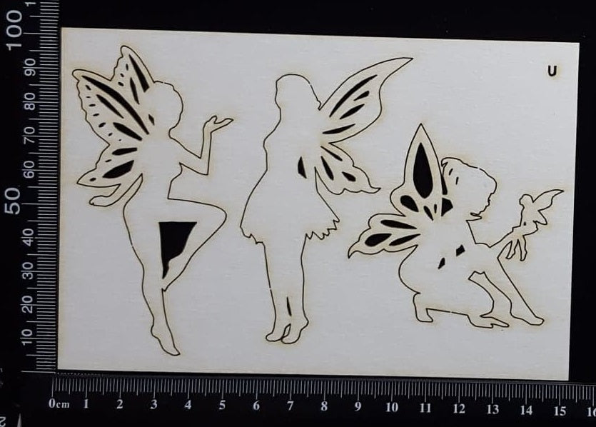 Fairy Set - DC - White Chipboard