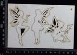 Fairy Set - DC - White Chipboard