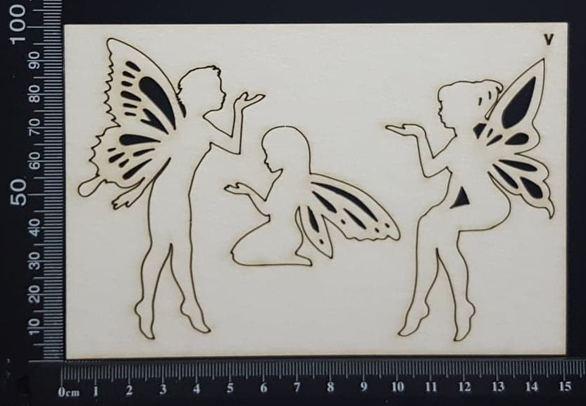Fairy Set - DD - White Chipboard