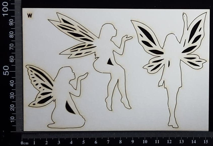 Fairy Set - DE - White Chipboard