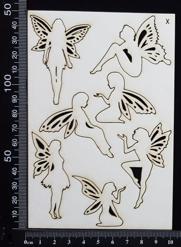 Fairy Set - FA - White Chipboard
