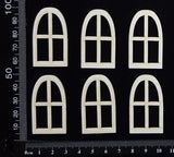 Fairy Windows Set - B - White Chipboard
