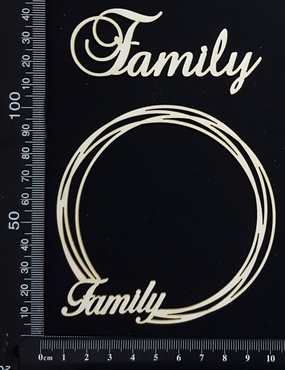 Family Frame Set - Small - White Chipboard
