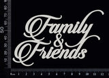Family and Friends - B - White Chipboard