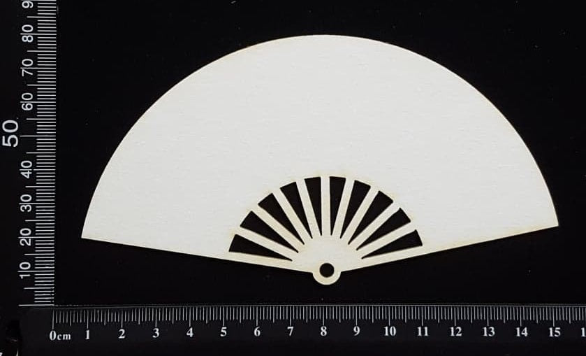 Fan - A - Large - White Chipboard