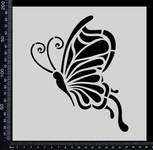 Fantasy Butterfly - Stencil - 200mm x 200mm