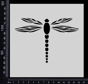 Fantasy Dragonfly - Stencil - 150mm x 150mm