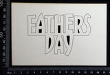 Fathers Day - A - White Chipboard