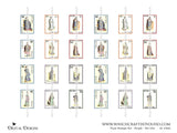 FREEBIE - Faux Stamps Set - People - Set One - DI-10083 - Digital Download