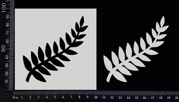 Fern leaf - Stencil - 100mm x 100mm