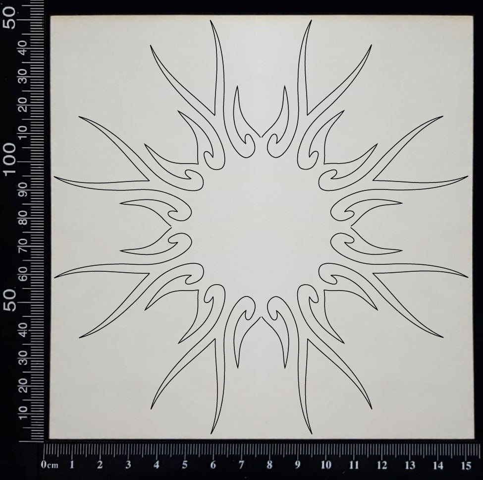 Fireburst - A - White Chipboard