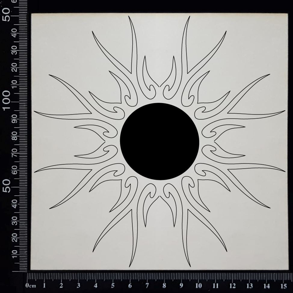 Fireburst - C - White Chipboard