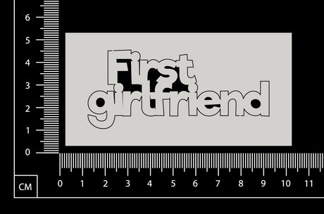 First Girlfriend - White Chipboard