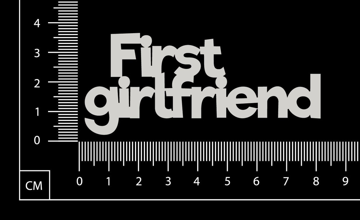 First Girlfriend - White Chipboard
