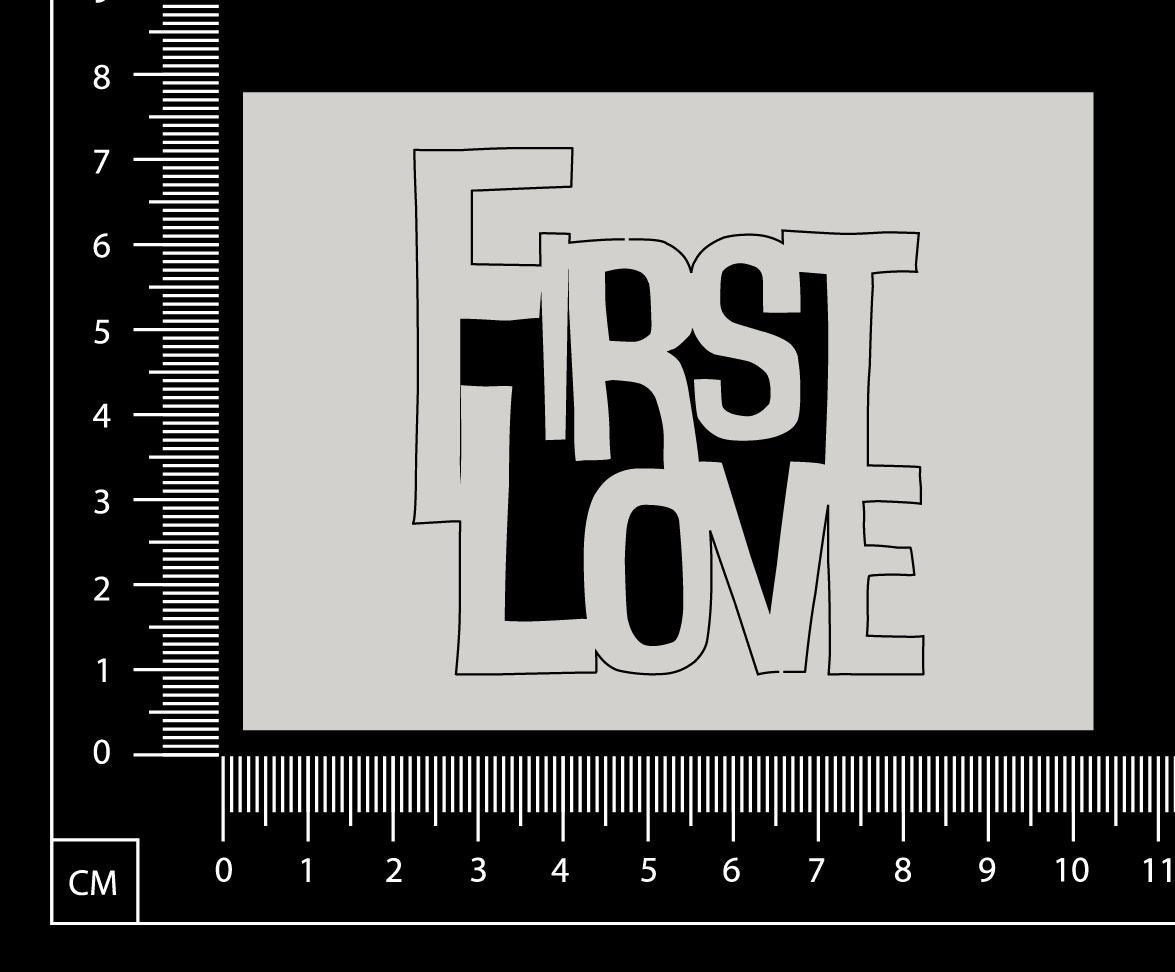 First Love - White Chipboard